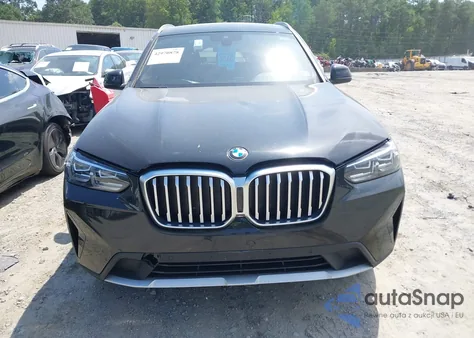 2024 BMW X3 xDrive30I из США, поврежденный, VIN 5UX53DP09R9V28427